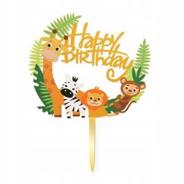 Toppery Happy Birthday zwierzątka zoo urodziny