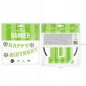 Baner urodziny piłka Happy Birthday Football sport