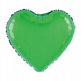 Balon foliowy serce zieleń duży urodziny ślub 45cm