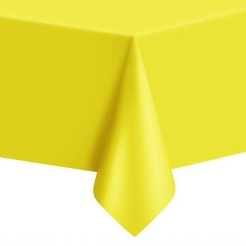 Obrus foliowy plamoodporny żółty duży 137X274