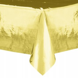 Obrus złoty metaliczny prostokątny klasyczny duży