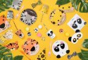 Talerzyki papierowe zwierzęta urodziny zoo roczek