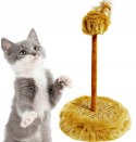 Zabawka dla kota na sprężynie z piszczałką stojąca