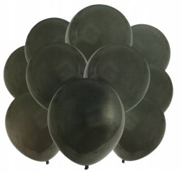Balony czarne wesela urodziny 30cm zestaw 10szt