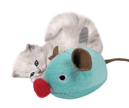 Myszka dla kota zabawka piszcząca 7cm niebieska