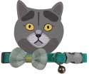 OBROŻA dla kota z dzwonkiem18-24cm/1 zielona mięta