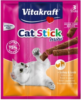 VITAKRAFT CAT STICK MINI indyk i jagnięcina przysmak dla kota 3szt