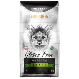 BIOFEED EUPHORIA Gluten Free Mini & Small dla psów mini i małych ras z jagnięciną 2kg