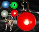 ZAWIESZKA świecąca LAMPKA LED do obroży dla psa 4 kolory