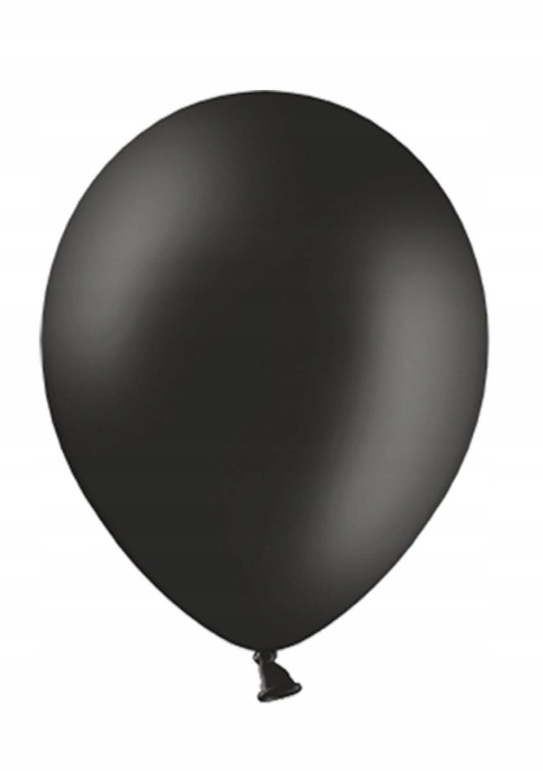 Balony czarne zestaw 100 szt na wesela bio